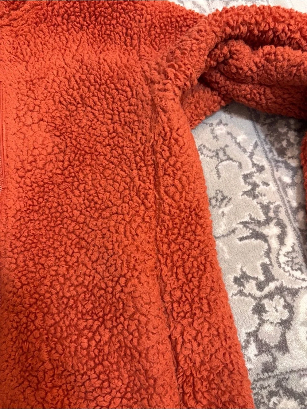 Uniqlo Fluffy Yarn Fleece Full Zip Kids Jacket Size 13 Y